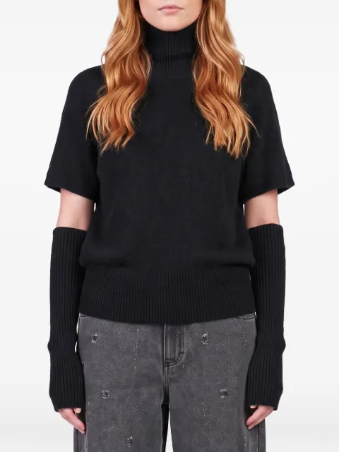 Federica Tosi ribbed high-neck sweater Black 32009352