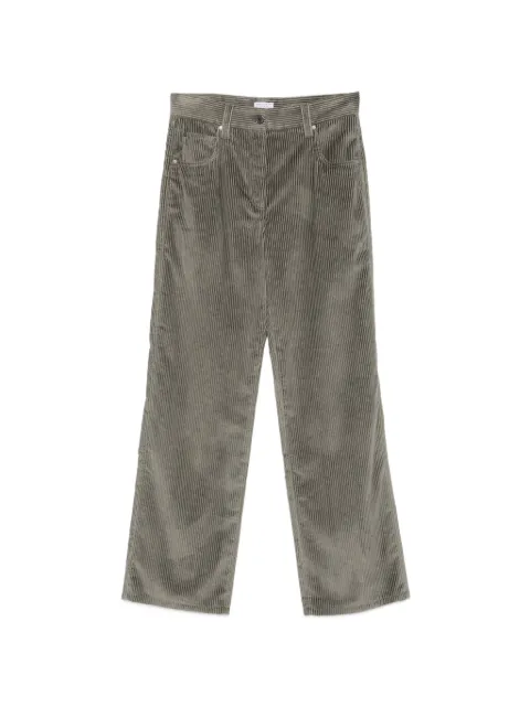 Brunello Cucinelli corduroy straight-leg trousers Grey MA180P9075C983