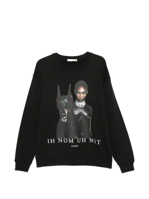 Ih Nom Uh Nit Family graphic-print logo-print sweatshirt Black NUW26213