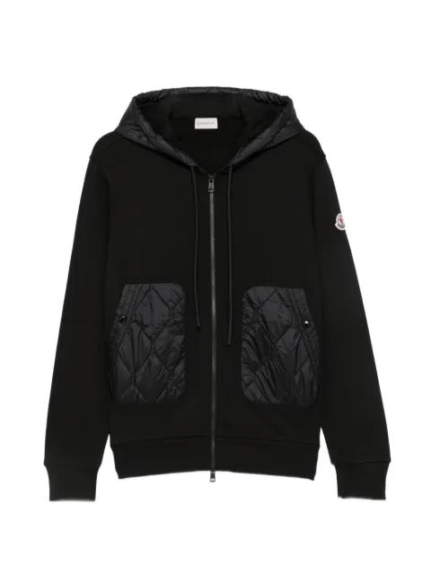 Moncler padded-hood hoodie Black L20918G0004389B3P