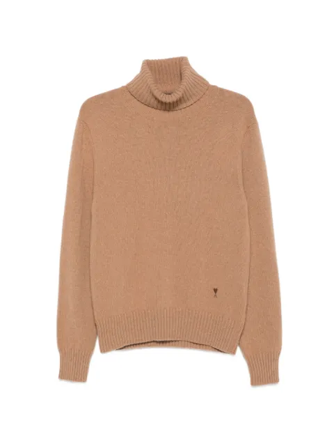AMI Paris Ami de Coeur long-sleeve sweater Neutrals HKS833005