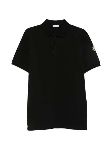 Moncler short-sleeve polo shirt Black L20918A0001789A16