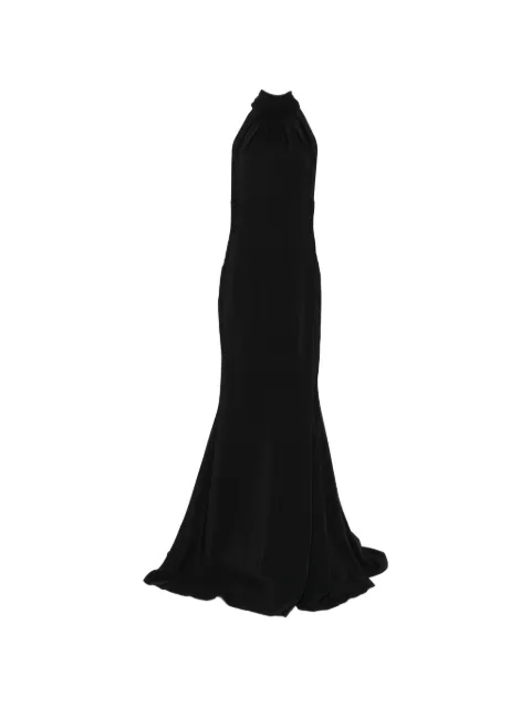 Zuhair Murad Cady halter dress Black SDR2630502