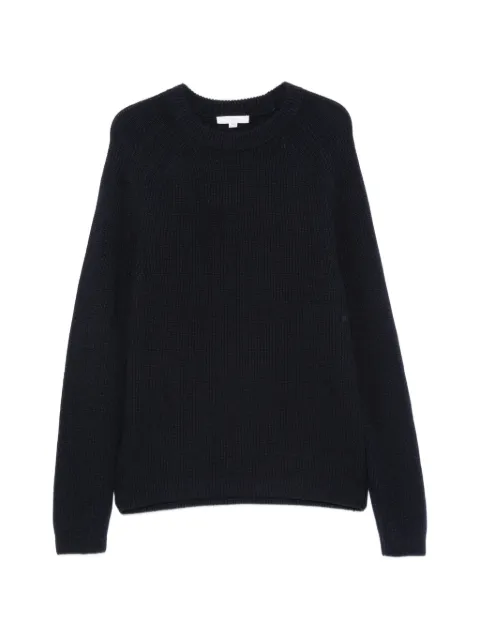 Malo ribbed-knit raglan-sleeve sweater Blue UXA426F1B02