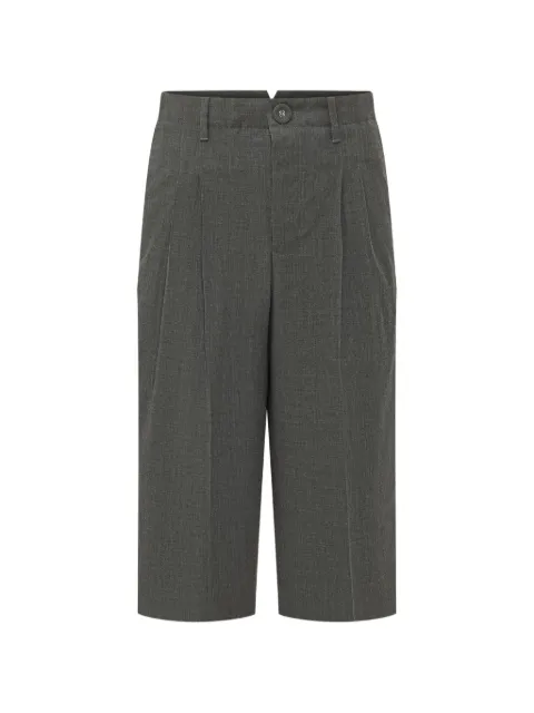 AMI Paris pleated shorts Grey FSO852WV0211