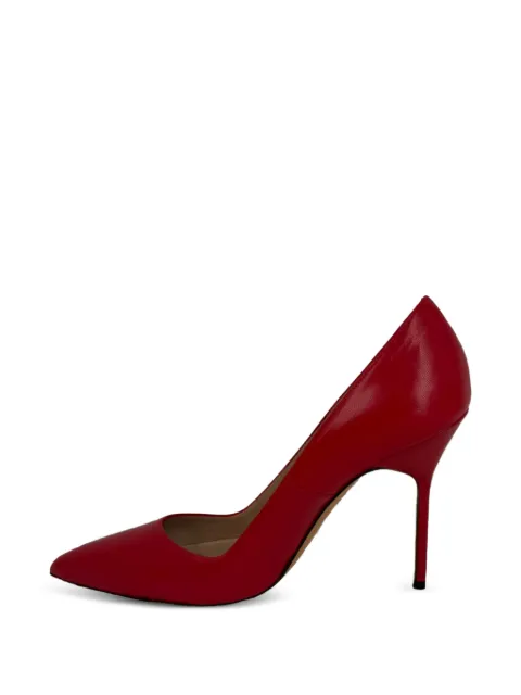 Manolo Blahnik BB 105 pointed-toe pumps Red RFCPUGBSH762246W