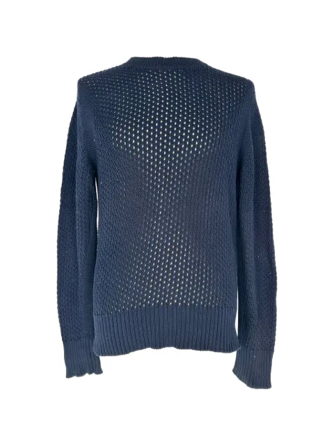 Tom Ford Pre-Owned crochet-knit sweater Blue RFCPUGBCL781349M