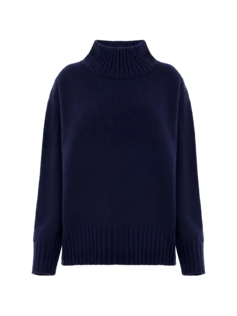 Malo high-neck cashmere knit Blue DXC233F1A02E11C