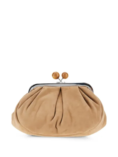 Weekend Max Mara small suede Pasticcino bag - sand Neutrals 2625516014600