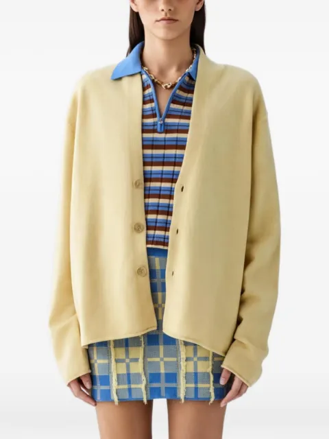 Guest In Residence Everywear buttoned cardigan Yellow U10410JM