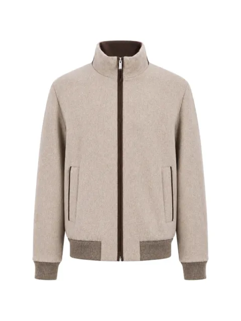 Paul & Shark zip-up cashmere jacket Neutrals 16312346090