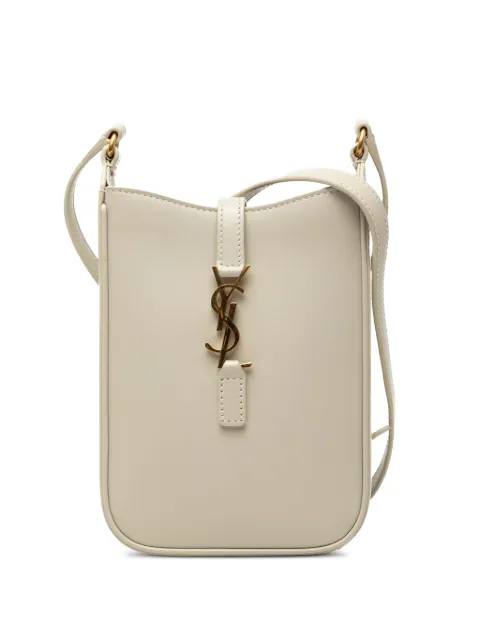 Saint Laurent Pre-Owned 2023 Mini Smooth Calfskin Le 5 a 7 Vertical crossbody bag White 9D0HZ6ZQFDIXCFXU