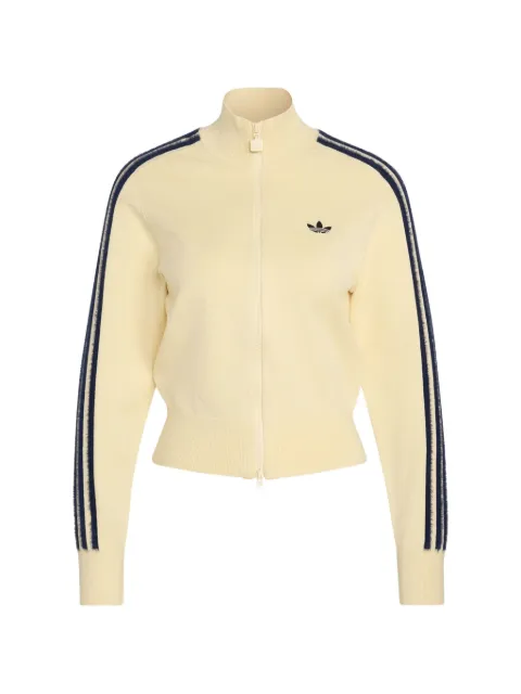 adidas knitted Firebird track top Yellow KS6797