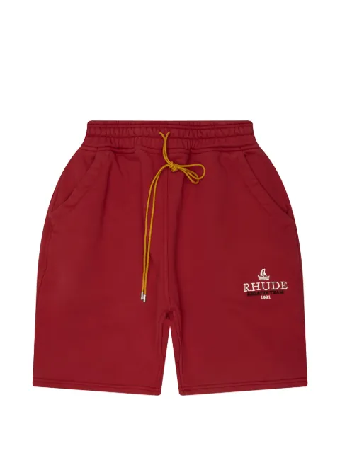 RHUDE Mariner Regatta sweat shorts Red RHSS26SH01012