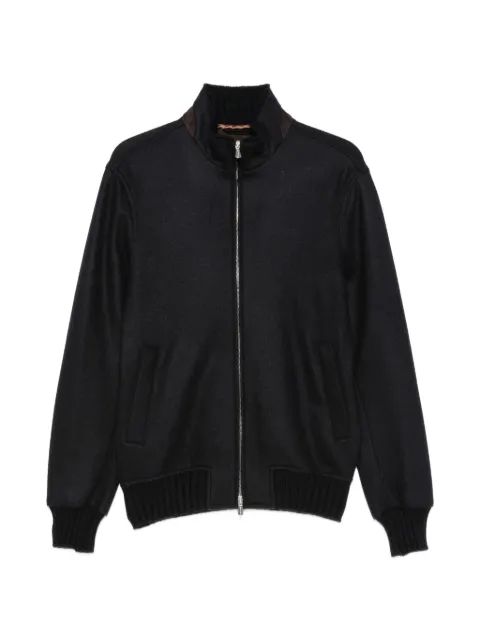 Mandelli zip-fastening jacket Blue 4T703A5428
