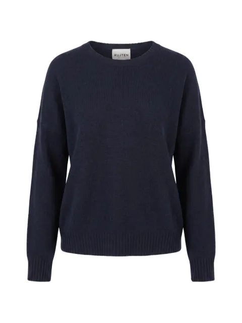 kujten crew-neck cashmere sweater Blue F1346