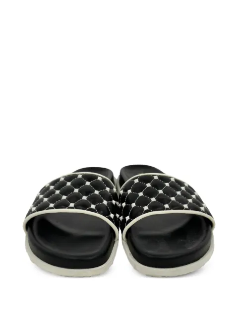 Red Valentino Vintage Rockstud quilted slides Black RFCPUGBSH765959W