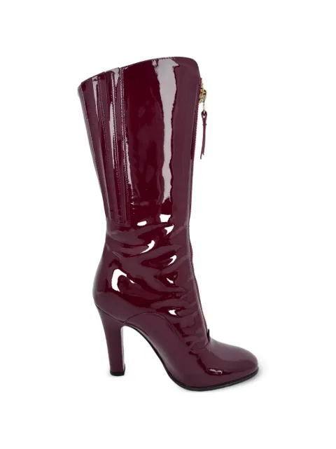Valentino Garavani Pre-Owned Zip detail mid-calf boots Red RFCPUGBSH781810W