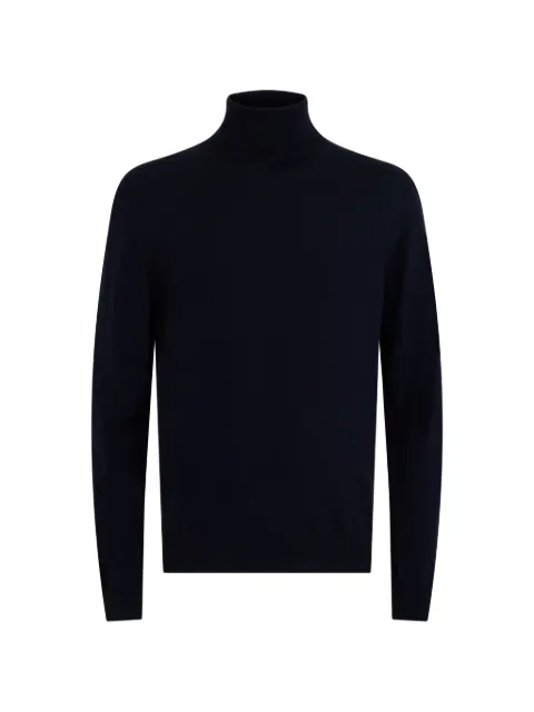 slowear roll-neck long-sleeve sweater Black 810195Z0290