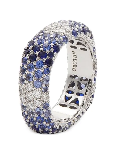 FULLORD Ghost sapphire and diamond ring Silver 250001WZBRFP