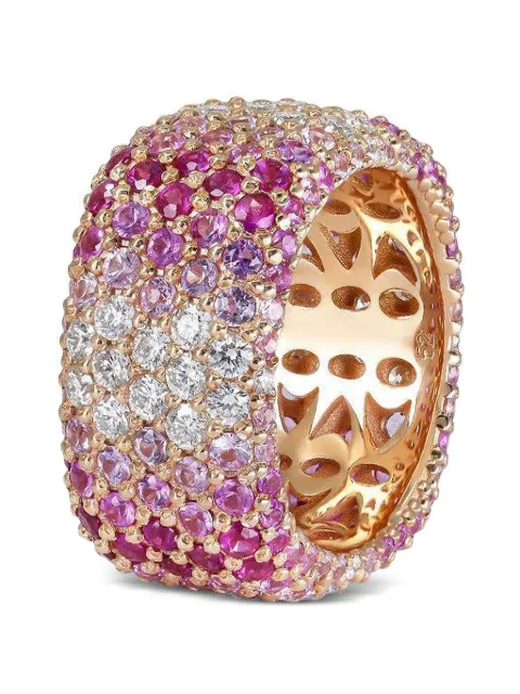 FULLORD Starghost diamond and sapphire ring Pink 250039RDBZR