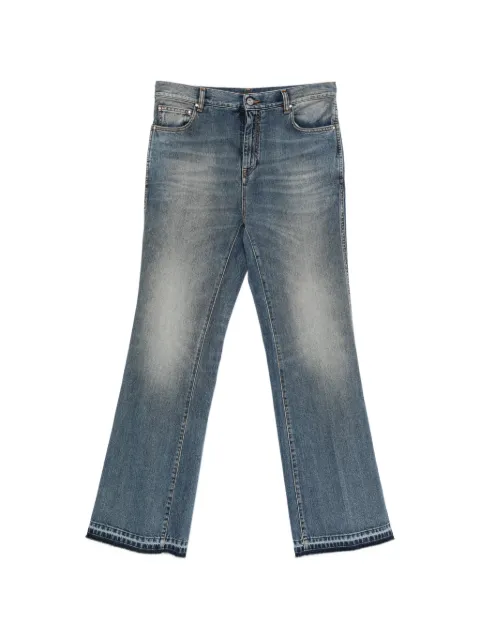 AMIRI faded-effect bootcut jeans Blue AM426JE005
