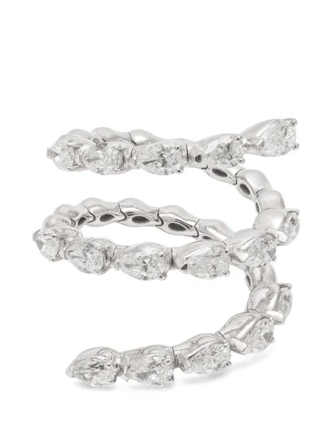 ZYDO diamond spiral ring Silver BR20562527