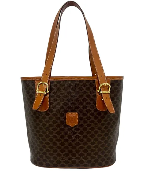 Celine Pre-Owned 1996 Macadam Coated Canvas tote bag Brown JTJ4YJ2T51PM5TQ1