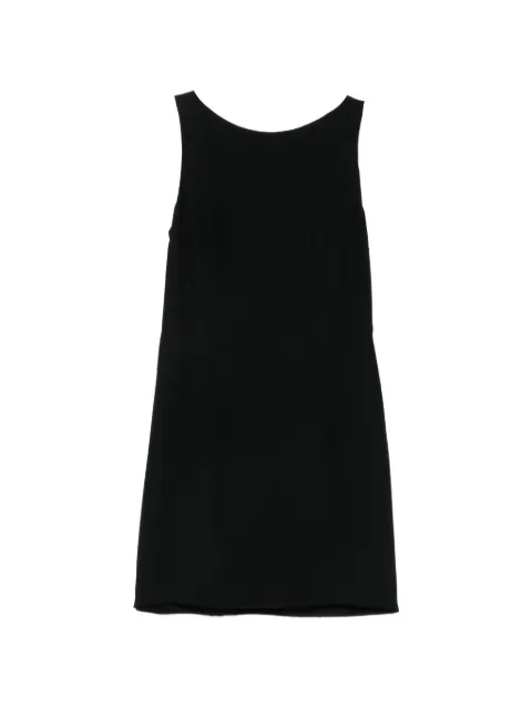 Moschino Pre-Owned 2000s bow-detail cut-out mini dress Black MO280PM