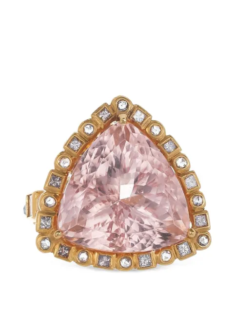 COOMI morganite and diamond ring Gold 04119