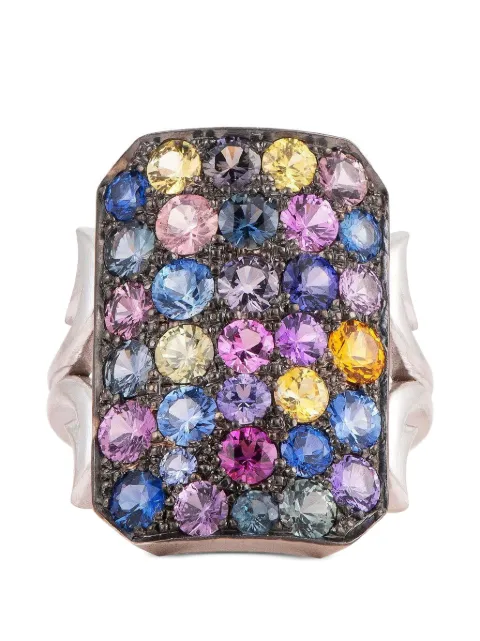 Sylva & Cie Ten Table sapphire ring Silver R203413632