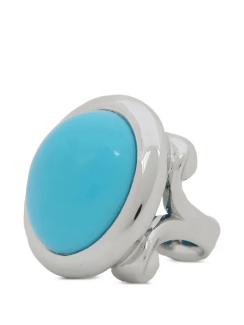TAMARA COMOLLI Hippie Glam turquoise ring Silver RHGLTURWG