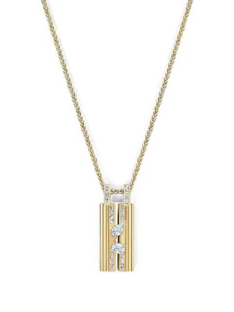Loraida Small Blade diamond necklace Gold BCN34878