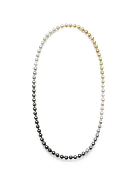 YUTAI pearl sectional necklace Neutrals 0502N2100144