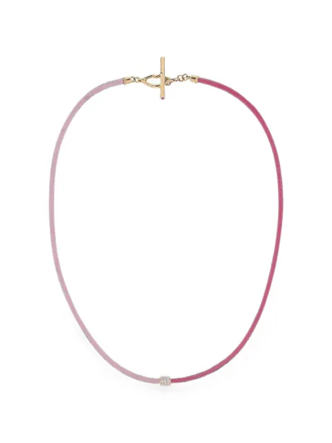 EDINA KISS sapphire cord necklace Gold LC100