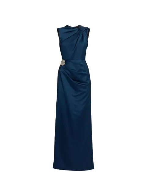 ERDEM crystal-embellished sleeveless gown Blue PF26G6950104001