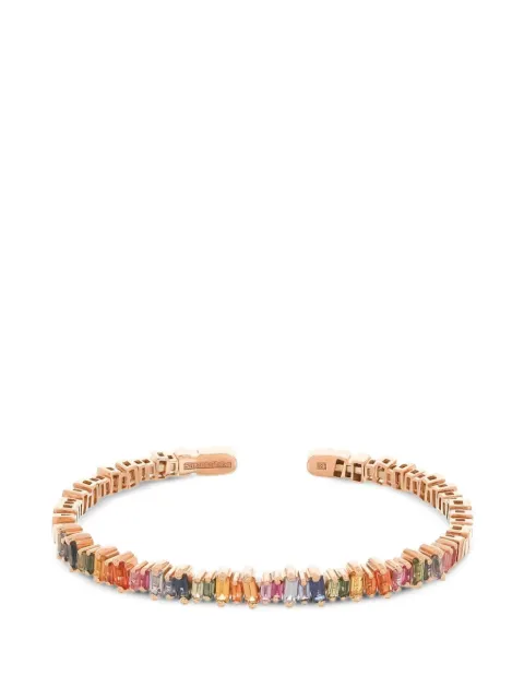 Suzanne Kalan Bold Rainbow sapphire bangle Pink AKB453