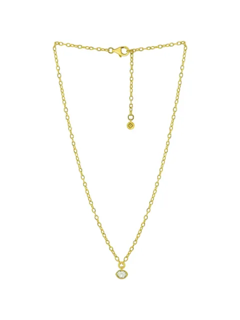 Sutra diamond pendant necklace Gold SJN632