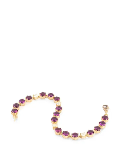 Sylva & Cie rhodolite and diamond tennis bracelet Gold B77710825