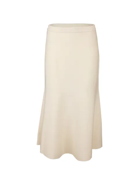 SIMKHAI Kasey knitted midi skirt Neutrals 5263005KIVORY