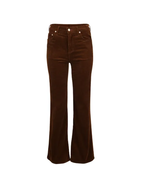 Citizens of Humanity Kimberly 70s flared corduroy trousers Brown 22451449BROWN