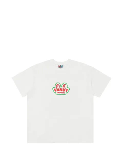 VANDYTHEPINK Watermelon crew-neck T-shirt White VTPWELTWHT