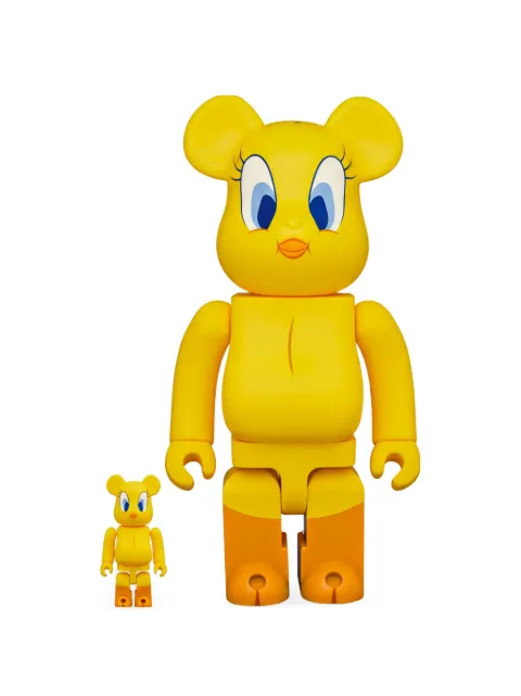 BearBrick Looney Tunes Tweety figurine (set of two) Yellow BBTWEEDY100400