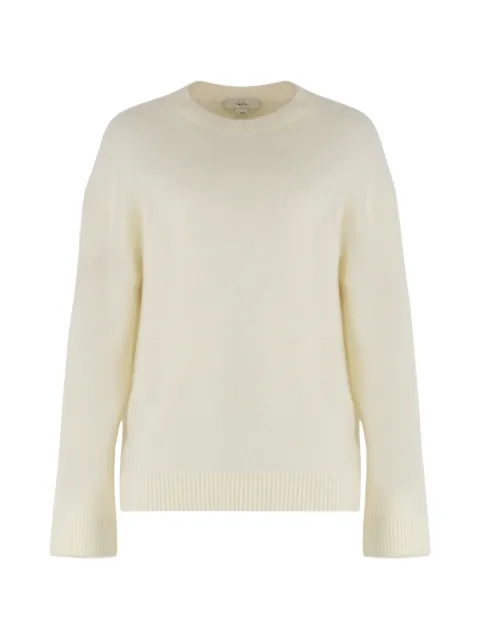 Vince crew-neck knitted sweater Neutrals V162379817