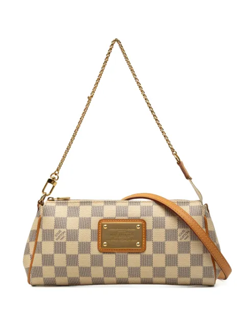 Louis Vuitton Pre-Owned 2015 Damier Azur Eva satchel White AGAFCADFIOA3Y1DS