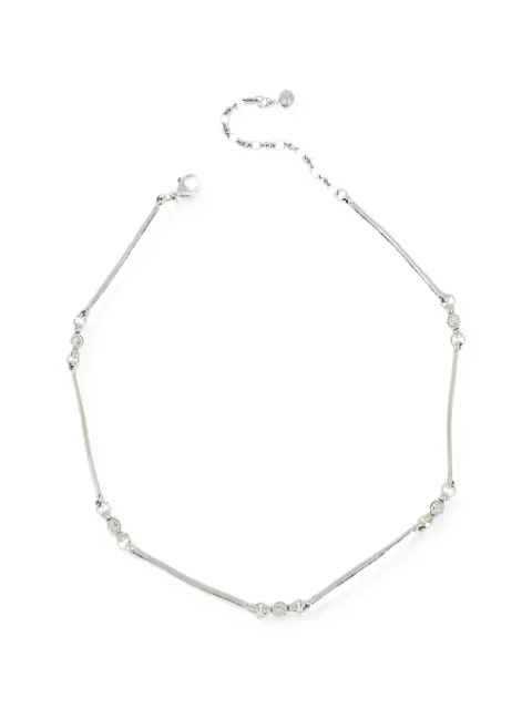 Philippe Audibert Griffin crystal-embellished necklace Silver 86299