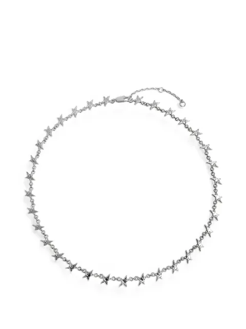 TWOJEYS organic star-pendant necklace Silver 93086