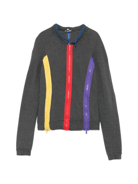 Dolce & Gabbana Pre-Owned 2000s zip-detail sweatshirt Grey DG250LT