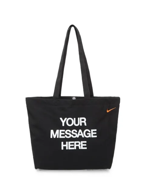 Nike Heritage Your Message Here tote bag Black IU4945010