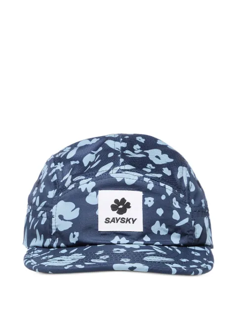 SAYSKY Combat floral-print cap Blue SA850021065